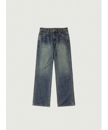 Hazel Mid Rise Denim Pants_Deep Blue