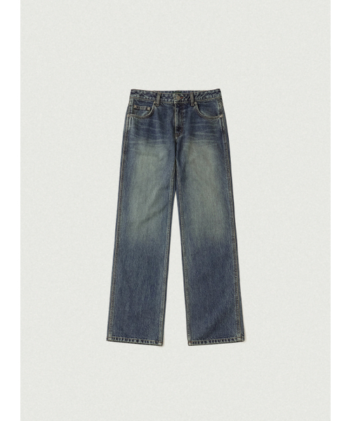 The Barnnet(ザバーネット)の「Hazel Mid Rise Denim Pants_Deep Blue(デニムパンツ・レディース・その他・SMALL/MEDIUM)」の1枚目の写真