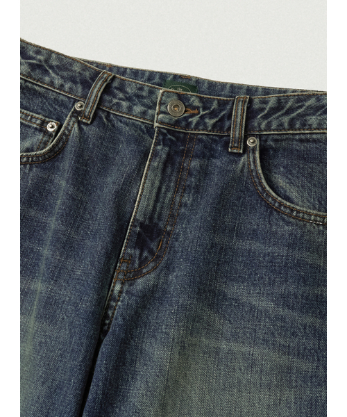 The Barnnet(ザバーネット)の「Hazel Mid Rise Denim Pants_Deep Blue(デニムパンツ・レディース・その他・SMALL/MEDIUM)」の3枚目の写真
