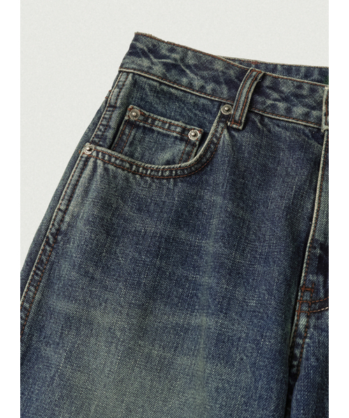 The Barnnet(ザバーネット)の「Hazel Mid Rise Denim Pants_Deep Blue(デニムパンツ・レディース・その他・SMALL/MEDIUM)」の4枚目の写真