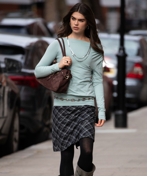 DIMANCHE(ディマンシュ)の「Shoulder Shirring Top (mint)(Tシャツ/カットソー・レディース・その他・FREE)」の3枚目の写真