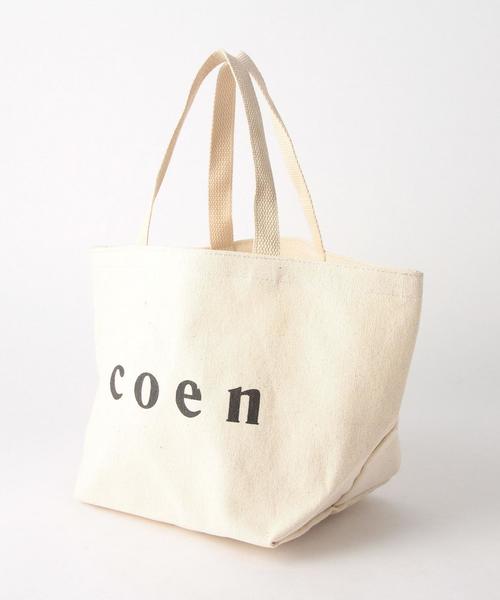 coen（コーエン）の「coenロゴトートバッグ（トートバッグ・レディース・ナチュラル・フリー）」の5枚目の写真