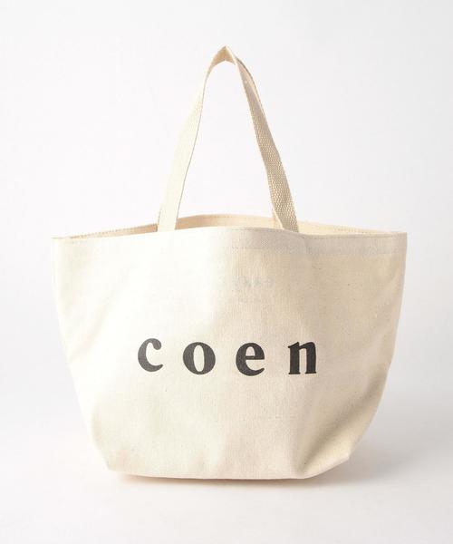 coen（コーエン）の「coenロゴトートバッグ（トートバッグ・レディース・ナチュラル・フリー）」の6枚目の写真