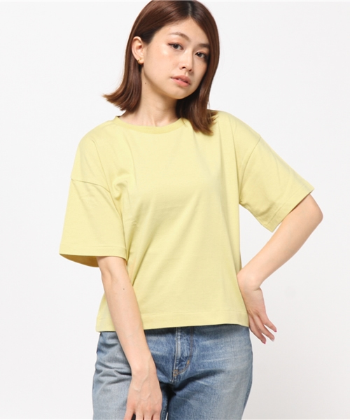 MOUSSY（マウジー）の「FLARE SLEEVE TEE（Tシャツ/カットソー・レディース・ライトイエロー/ホワイト/ピンク/ライトブルー・FREE）」の14枚目の写真