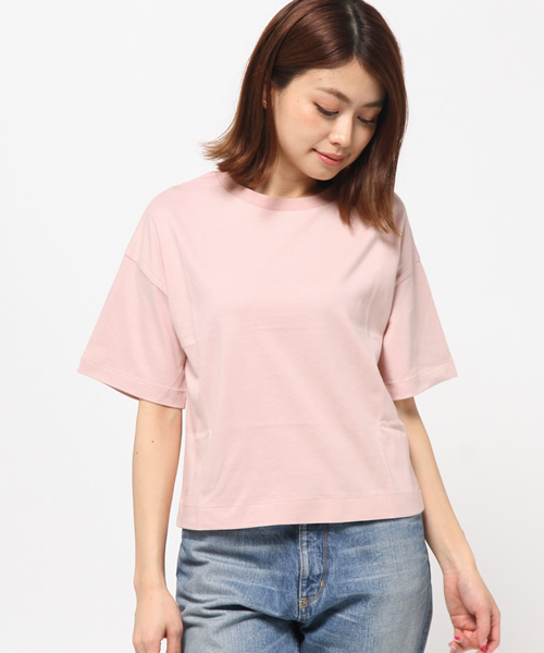 MOUSSY（マウジー）の「FLARE SLEEVE TEE（Tシャツ/カットソー・レディース・ライトイエロー/ホワイト/ピンク/ライトブルー・FREE）」の15枚目の写真