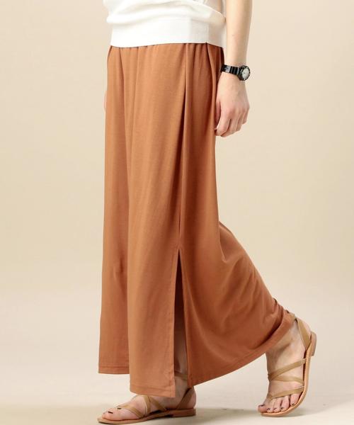 BEAUTY&YOUTH UNITED ARROWS（ビューティーアンドユースユナイテッドアローズ）の「BY サイドスリットマキシスカート◆（スカート・レディース・ブラック/ブラウン/コバルトブルー・FREE）」の3枚目の写真