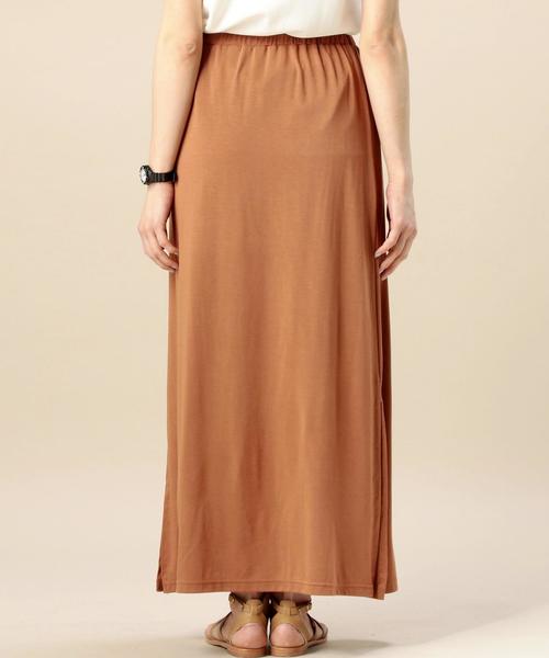 BEAUTY&YOUTH UNITED ARROWS（ビューティーアンドユースユナイテッドアローズ）の「BY サイドスリットマキシスカート◆（スカート・レディース・ブラック/ブラウン/コバルトブルー・FREE）」の9枚目の写真