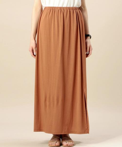 BEAUTY&YOUTH UNITED ARROWS（ビューティーアンドユースユナイテッドアローズ）の「BY サイドスリットマキシスカート◆（スカート・レディース・ブラック/ブラウン/コバルトブルー・FREE）」の10枚目の写真