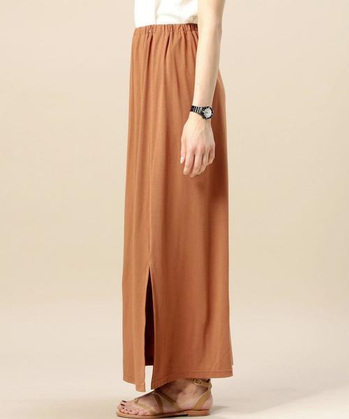 BEAUTY&YOUTH UNITED ARROWS（ビューティーアンドユースユナイテッドアローズ）の「BY サイドスリットマキシスカート◆（スカート・レディース・ブラック/ブラウン/コバルトブルー・FREE）」の11枚目の写真