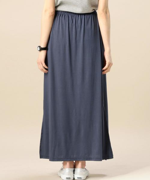 BEAUTY&YOUTH UNITED ARROWS（ビューティーアンドユースユナイテッドアローズ）の「BY サイドスリットマキシスカート◆（スカート・レディース・ブラック/ブラウン/コバルトブルー・FREE）」の7枚目の写真