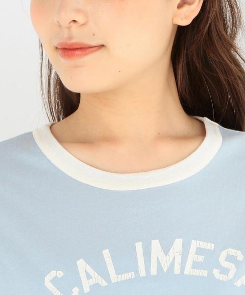Another Edition（アナザーエディション）の「リンガーTシャツ/AEBC リンガー TEE◆（Tシャツ/カットソー・レディース・ライトブルー/レッド/ネイビー・FREE）」の8枚目の写真