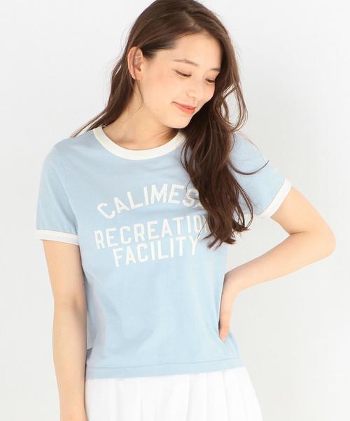 Another Edition（アナザーエディション）の「リンガーTシャツ/AEBC リンガー TEE◆（Tシャツ/カットソー・レディース・ライトブルー/レッド/ネイビー・FREE）」の13枚目の写真