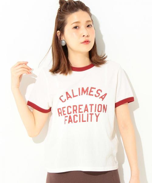Another Edition（アナザーエディション）の「リンガーTシャツ/AEBC リンガー TEE◆（Tシャツ/カットソー・レディース・ライトブルー/レッド/ネイビー・FREE）」の22枚目の写真