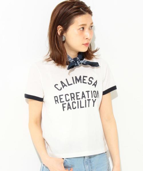 Another Edition（アナザーエディション）の「リンガーTシャツ/AEBC リンガー TEE◆（Tシャツ/カットソー・レディース・ライトブルー/レッド/ネイビー・FREE）」の19枚目の写真