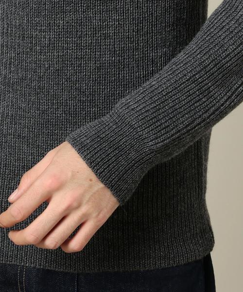 BEAUTY&YOUTH UNITED ARROWS（ビューティーアンドユースユナイテッドアローズ）の「BY イタリーヤーン ウール アゼ タートルニット◆（ニット/セーター・メンズ・ダークグレー/ブラウン/ホワイト/ブラック・LARGE/MEDIUM/SMALL/X-LARGE）」の14枚目の写真