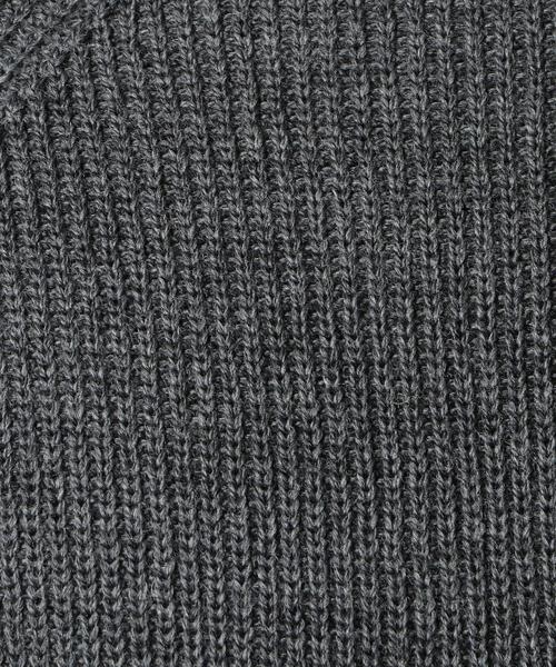 BEAUTY&YOUTH UNITED ARROWS（ビューティーアンドユースユナイテッドアローズ）の「BY イタリーヤーン ウール アゼ タートルニット◆（ニット/セーター・メンズ・ダークグレー/ブラウン/ホワイト/ブラック・LARGE/MEDIUM/SMALL/X-LARGE）」の15枚目の写真