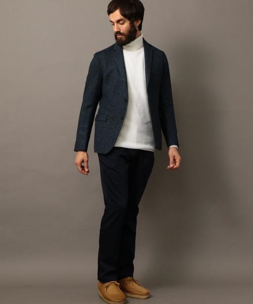 BEAUTY&YOUTH UNITED ARROWS（ビューティーアンドユースユナイテッドアローズ）の「BY イタリーヤーン ウール アゼ タートルニット◆（ニット/セーター・メンズ・ダークグレー/ブラウン/ホワイト/ブラック・LARGE/MEDIUM/SMALL/X-LARGE）」の9枚目の写真