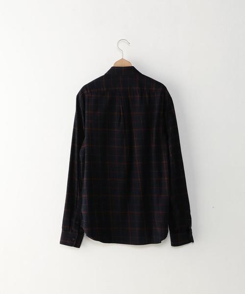 Steven Alan（スティーブンアラン）の「＜Steven Alan＞ 11 NAVY BURGUNDY OUTSEAM/ｼｬﾂ ◆（シャツ/ブラウス・メンズ・ネイビー・MEDIUM/LARGE/X-SMALL/SMALL）」の5枚目の写真