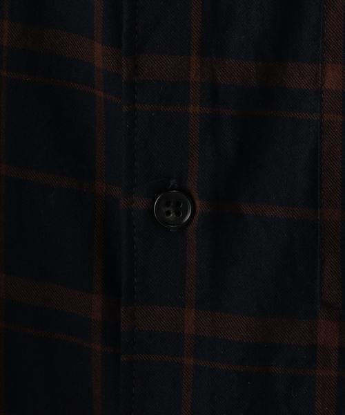 Steven Alan（スティーブンアラン）の「＜Steven Alan＞ 11 NAVY BURGUNDY OUTSEAM/ｼｬﾂ ◆（シャツ/ブラウス・メンズ・ネイビー・MEDIUM/LARGE/X-SMALL/SMALL）」の9枚目の写真