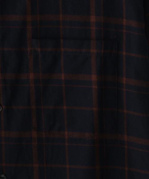 Steven Alan（スティーブンアラン）の「＜Steven Alan＞ 11 NAVY BURGUNDY OUTSEAM/ｼｬﾂ ◆（シャツ/ブラウス・メンズ・ネイビー・MEDIUM/LARGE/X-SMALL/SMALL）」の10枚目の写真