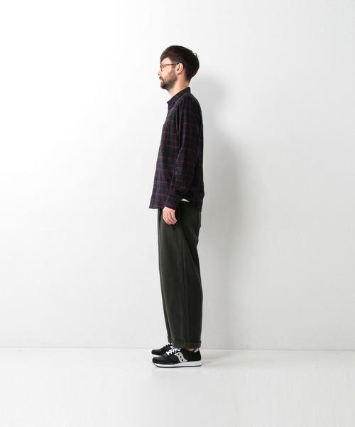 Steven Alan（スティーブンアラン）の「＜Steven Alan＞ 11 NAVY BURGUNDY OUTSEAM/ｼｬﾂ ◆（シャツ/ブラウス・メンズ・ネイビー・MEDIUM/LARGE/X-SMALL/SMALL）」の3枚目の写真