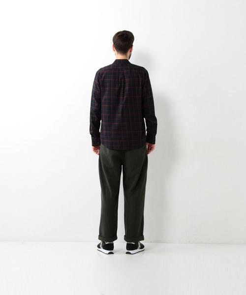 Steven Alan（スティーブンアラン）の「＜Steven Alan＞ 11 NAVY BURGUNDY OUTSEAM/ｼｬﾂ ◆（シャツ/ブラウス・メンズ・ネイビー・MEDIUM/LARGE/X-SMALL/SMALL）」の4枚目の写真