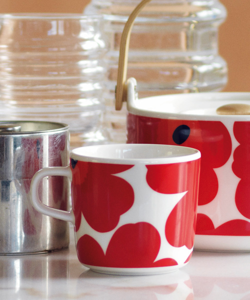 marimekko（マリメッコ）の「UNIKKO/COFFEE CUP（グラス/マグカップ/タンブラー・レディース・ホワイト×レッド/ブラック・FREE）」の12枚目の写真