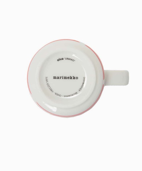 marimekko（マリメッコ）の「UNIKKO/COFFEE CUP（グラス/マグカップ/タンブラー・レディース・ホワイト×レッド/ブラック・FREE）」の7枚目の写真