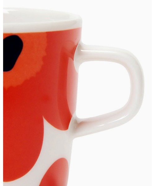 marimekko（マリメッコ）の「UNIKKO/COFFEE CUP（グラス/マグカップ/タンブラー・レディース・ホワイト×レッド/ブラック・FREE）」の9枚目の写真