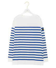 Drawer（ドゥロワー）の「Drawer コットン 18ゲージ ボーダー（ニット