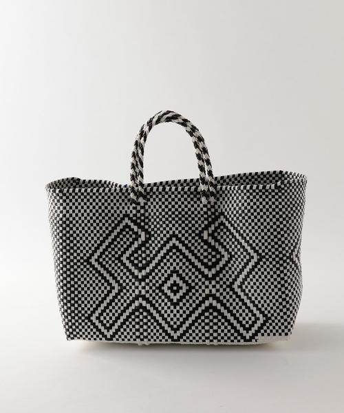 OJO DE MEX（オホデメックス）の「＜OJO DE MEX＞MEXICO KAGO BAG S/ﾄｰﾄﾊﾞｯｸﾞ（かごバッグ・レディース・ゴールド/ブラック・FREE）」の4枚目の写真