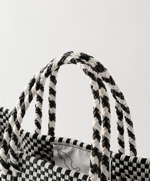 OJO DE MEX（オホデメックス）の「＜OJO DE MEX＞MEXICO KAGO BAG S/ﾄｰﾄﾊﾞｯｸﾞ（かごバッグ・レディース・ゴールド/ブラック・FREE）」の5枚目の写真