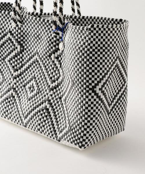 OJO DE MEX（オホデメックス）の「＜OJO DE MEX＞MEXICO KAGO BAG S/ﾄｰﾄﾊﾞｯｸﾞ（かごバッグ・レディース・ゴールド/ブラック・FREE）」の6枚目の写真