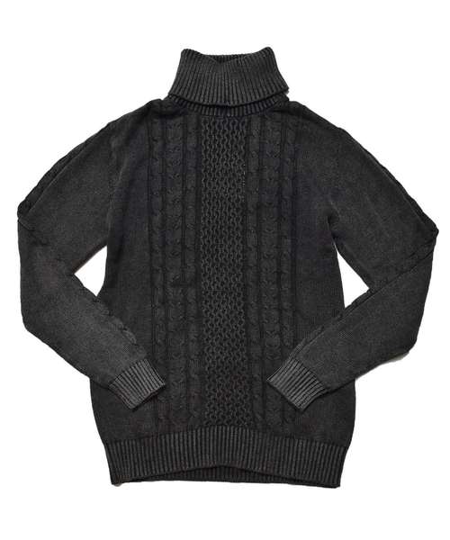 硫化染めタートルネックニット メンズ トップス ニット サーフ（ニット