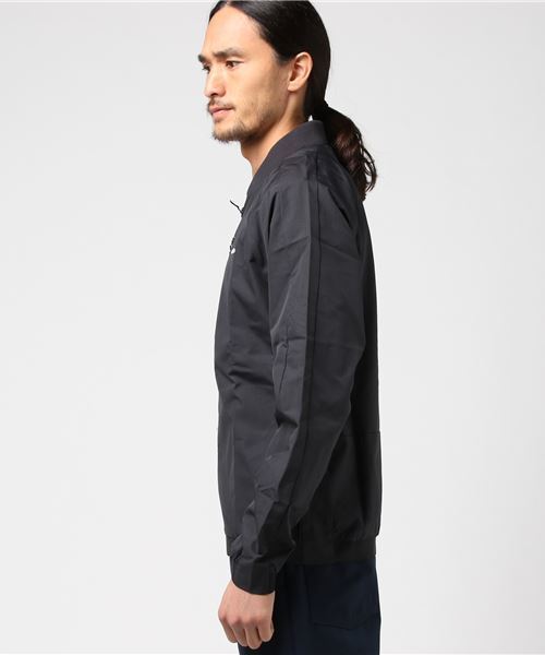 adidas（アディダス）の「ウインドフルジップ STR ｳｨﾝﾄﾞﾎﾞﾝﾊﾞｰｼﾞｬｹｯﾄ M                                                                                                                                CD1653（ナイロンジャケット・メンズ・ブラック/ホワイト・M/LL/L/S/3L）」の6枚目の写真