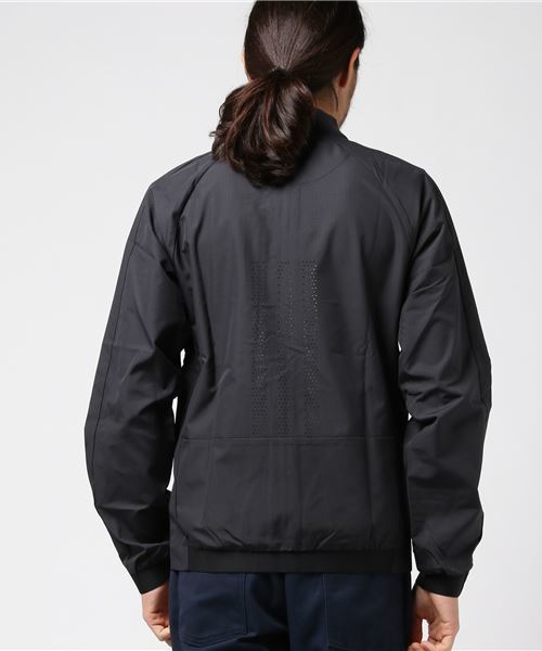 adidas（アディダス）の「ウインドフルジップ STR ｳｨﾝﾄﾞﾎﾞﾝﾊﾞｰｼﾞｬｹｯﾄ M                                                                                                                                CD1653（ナイロンジャケット・メンズ・ブラック/ホワイト・M/LL/L/S/3L）」の3枚目の写真