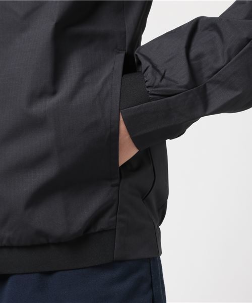 adidas（アディダス）の「ウインドフルジップ STR ｳｨﾝﾄﾞﾎﾞﾝﾊﾞｰｼﾞｬｹｯﾄ M                                                                                                                                CD1653（ナイロンジャケット・メンズ・ブラック/ホワイト・M/LL/L/S/3L）」の4枚目の写真