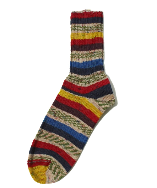 BEAMS BOY（ビームスボーイ）の「GRANGE CRAFT / フェアアイル ソックス（ソックス/靴下・レディース・ピンク/イエロー/ブルー/パープル・ONE SIZE）」の2枚目の写真
