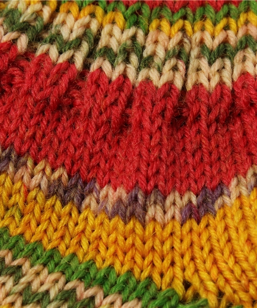 BEAMS BOY（ビームスボーイ）の「GRANGE CRAFT / フェアアイル ソックス（ソックス/靴下・レディース・ピンク/イエロー/ブルー/パープル・ONE SIZE）」の8枚目の写真