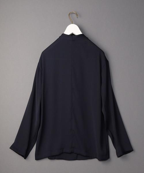 6（ロク）の「＜6(ROKU)＞GATHER SHIRT/シャツ（シャツ/ブラウス