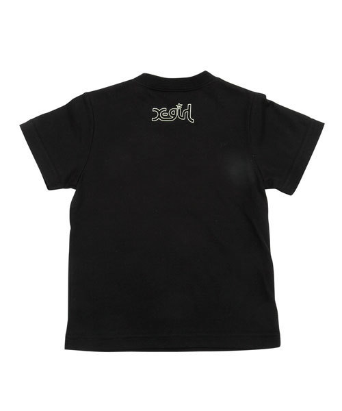 X-girl Stages（エックスガールステージス）の「SLIM S/S TEE “SMILEY” （4T～7T）（Tシャツ/カットソー・キッズ・ブラック/ベージュ/ライトブルー/ピンク・4T/5T/6T/7T）」の6枚目の写真