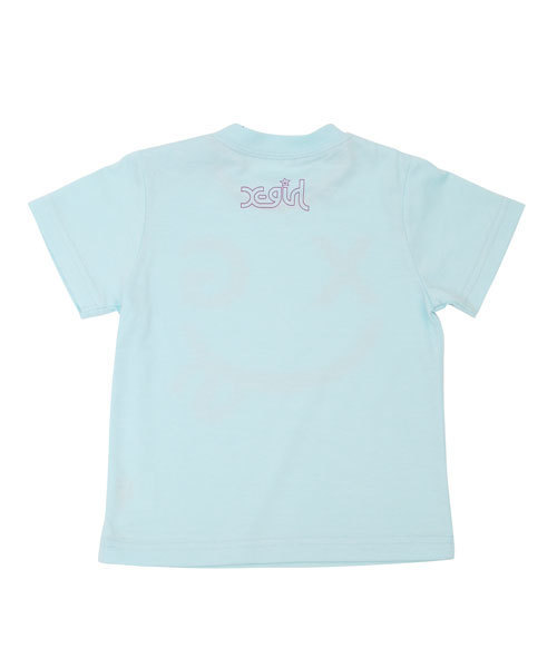 X-girl Stages（エックスガールステージス）の「SLIM S/S TEE “SMILEY” （4T～7T）（Tシャツ/カットソー・キッズ・ブラック/ベージュ/ライトブルー/ピンク・4T/5T/6T/7T）」の10枚目の写真