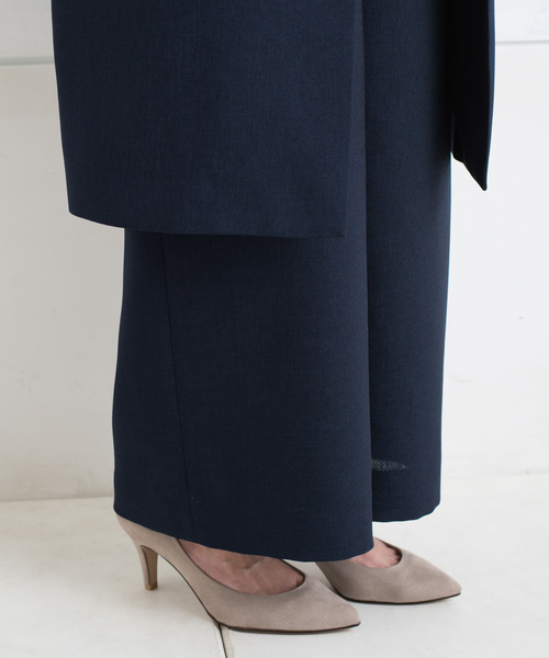 RIVE DROITE（リヴドロワ）の「【洗える【シワになりにくい】リネンライクチェスターコート（チェスターコート・レディース・ライトベージュ/ネイビー・FREE）」の10枚目の写真