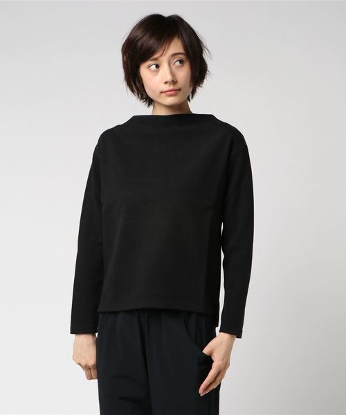 12Twelve Agenda（トゥエルブ　アジェンダ）の「ボトルネックカットソープルオーバー（Tシャツ/カットソー・レディース・ライトグレー/ネイビー/ブラック・M）」の6枚目の写真