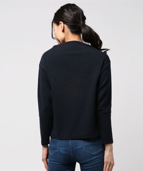 12Twelve Agenda（トゥエルブ　アジェンダ）の「ボトルネックカットソープルオーバー（Tシャツ/カットソー・レディース・ライトグレー/ネイビー/ブラック・M）」の5枚目の写真