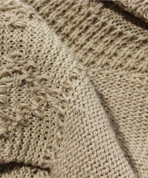 BEAMS BOY（ビームスボーイ）の「△BEAMS BOY / リネン リンクス カフソックス（ソックス/靴下・レディース・ホワイト/ベージュ/サックスブルー・ONE SIZE）」の6枚目の写真