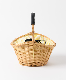 Rewde | ｽﾄﾗｲﾌﾟ巾着付かごBAG（8R18-M84011）(かごバッグ)
