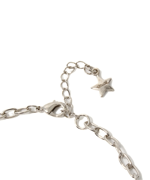 MILK（ミルク）の「melodyネックレス（ネックレス・レディース・シルバー×ブラック/シルバー・FREE）」の5枚目の写真