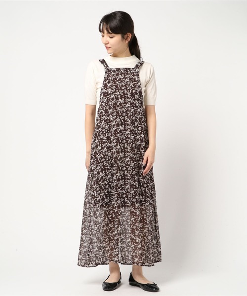 セール シャドーフラワーエプロンドレス ワンピース Rope Picnic ロペピクニック のファッション通販 Zozotown