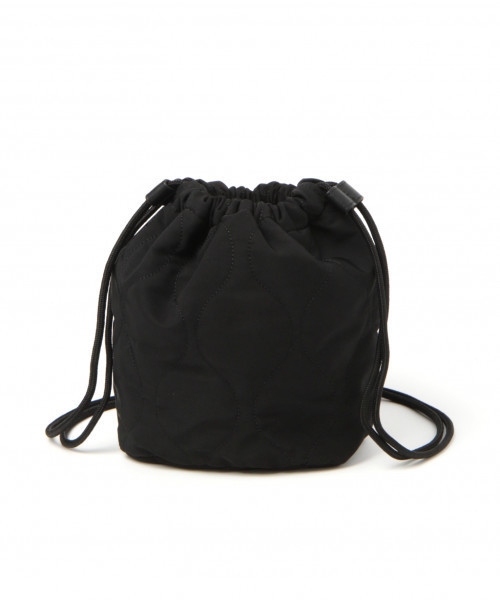 CONVERSE（コンバース）の「【CONVERSE(コンバース)】ヒョウタンキルト巾着バッグ（ショルダーバッグ・レディース・チャコール/ブラック/ベージュ・FREE）」の10枚目の写真